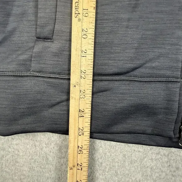 Lululemon Men’s M Gray Black Intermission Bomber Jacket Zip Up